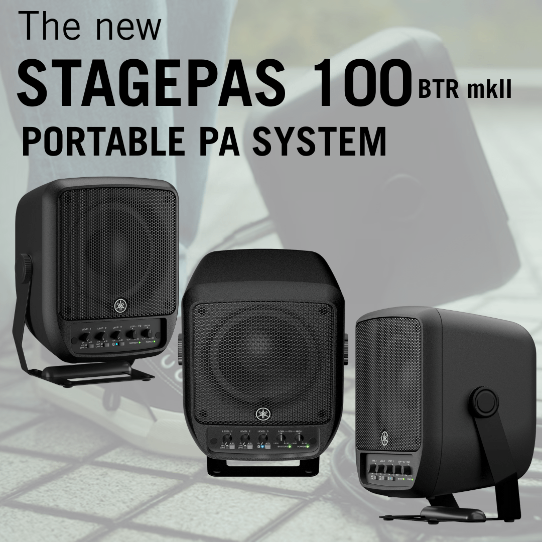 STAGEPAS 100BTR mkII Portable PA with USB/Bluetooth Audio I/O